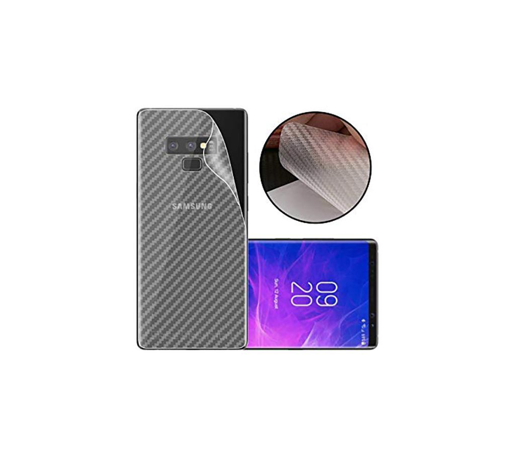 Note 9 3D Clear Carbon Fiber Back Side Protector Film For Samsung Galaxy Note 9