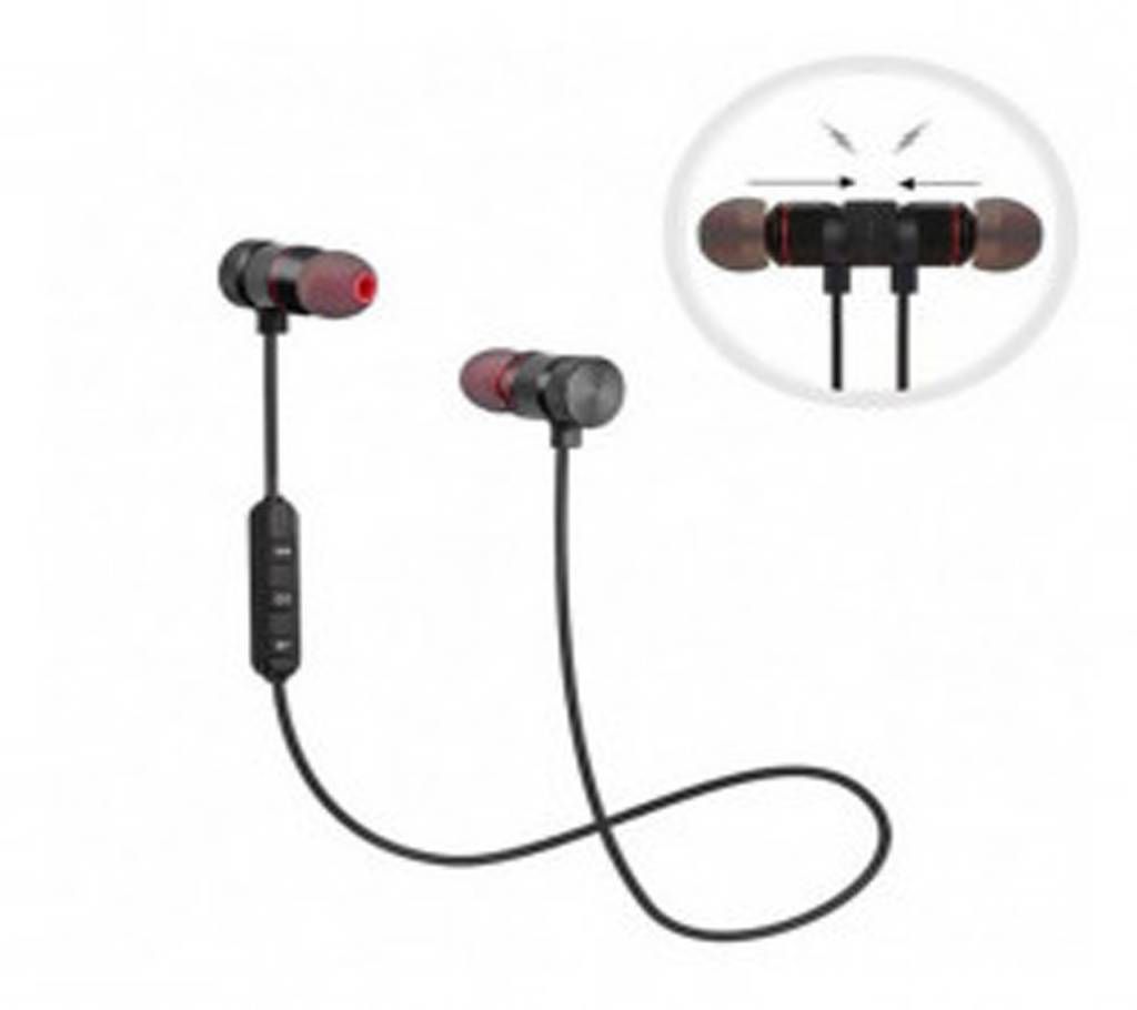 Magnetic Metal Sports Bluetooth Headphone