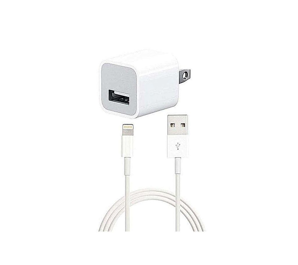 Apple iPhone Charger with USB Cable for Iphone - White