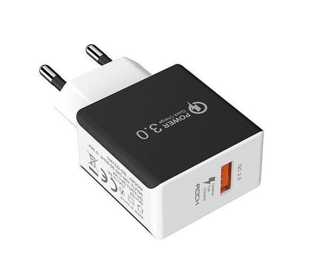 Rock Qc3.0 USB Fast Charger