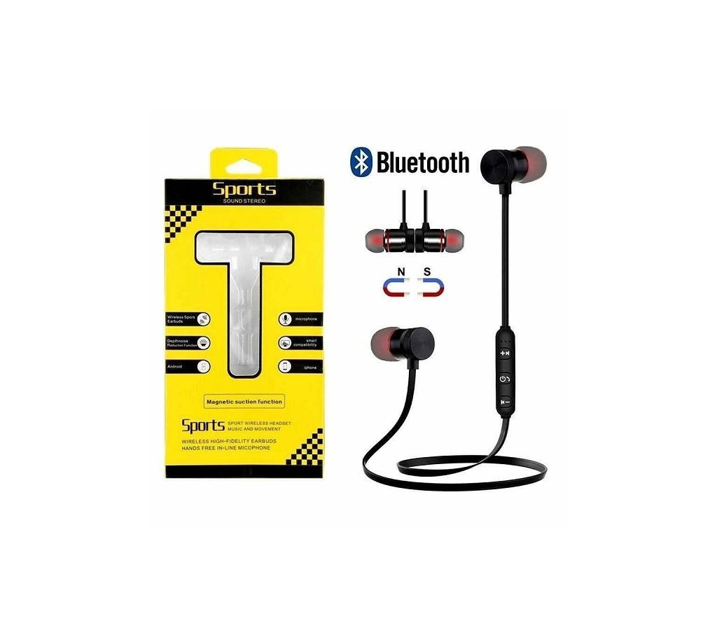 Wireless Headphone Bluetooth Headset Magnetic
