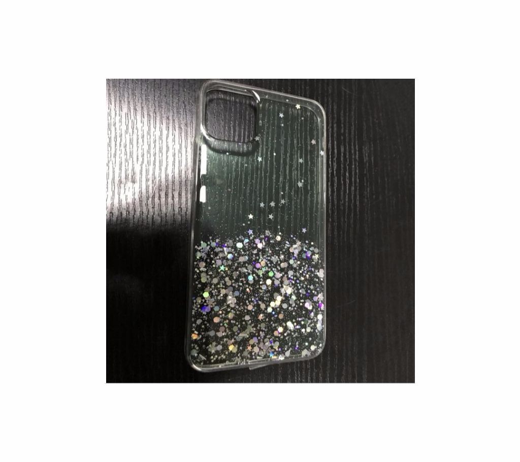 Cute Clear  Soft TPU Glitter Star Case For iphone 11