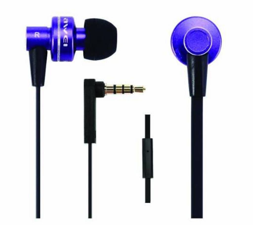 Awei ES900i In-ear Earphones W/ MIC-Purple