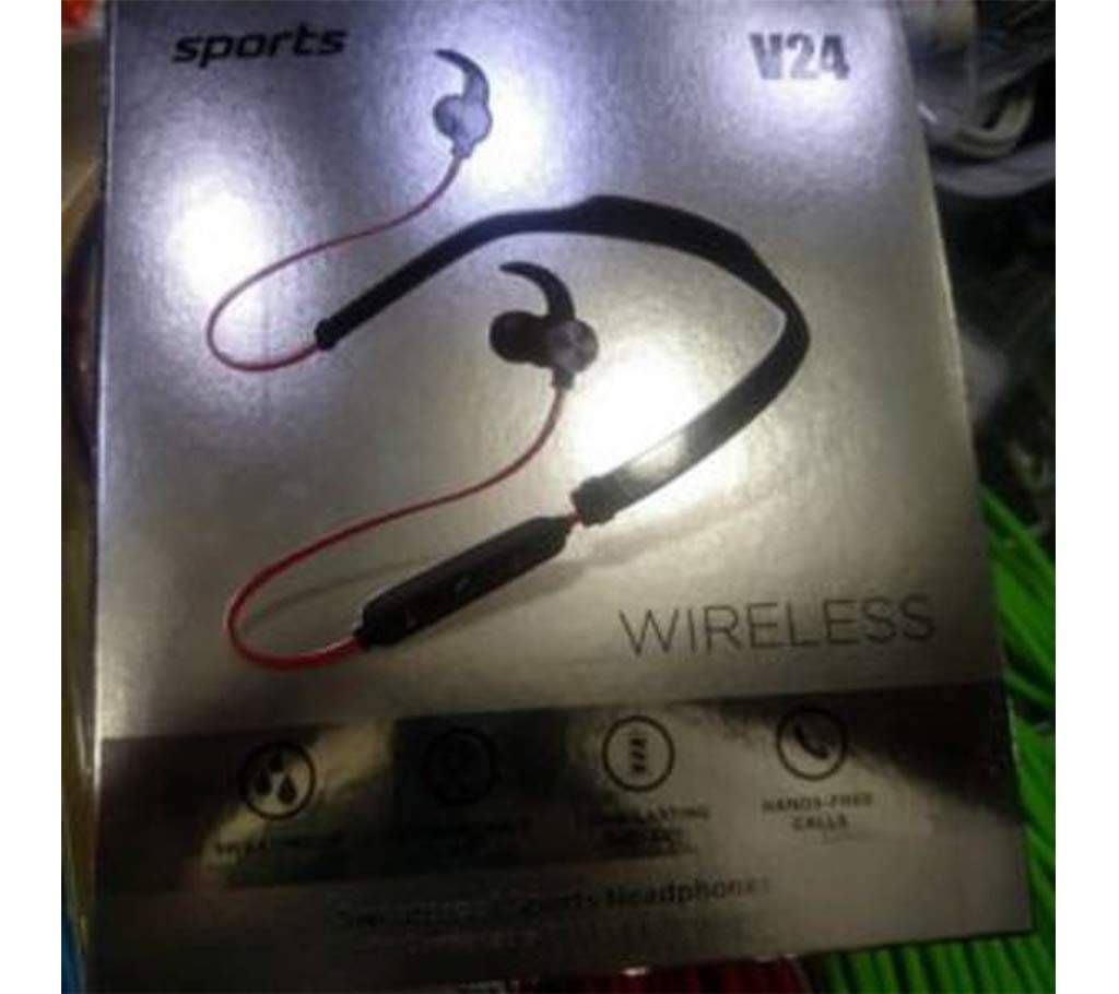 Sports V24 Sweat Proof Bluetooth Wireless Headset