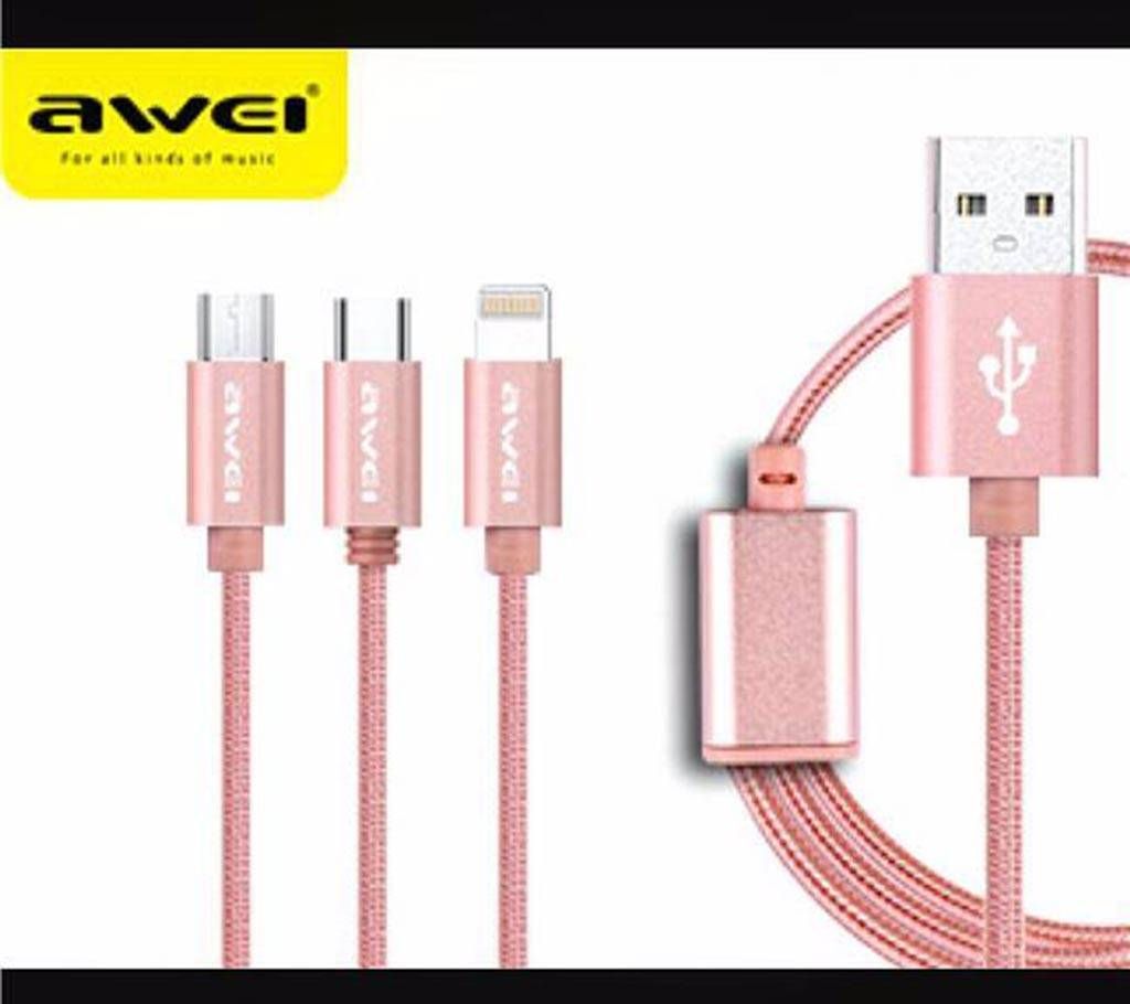 AWEI CL970 3in1 multi charging cable