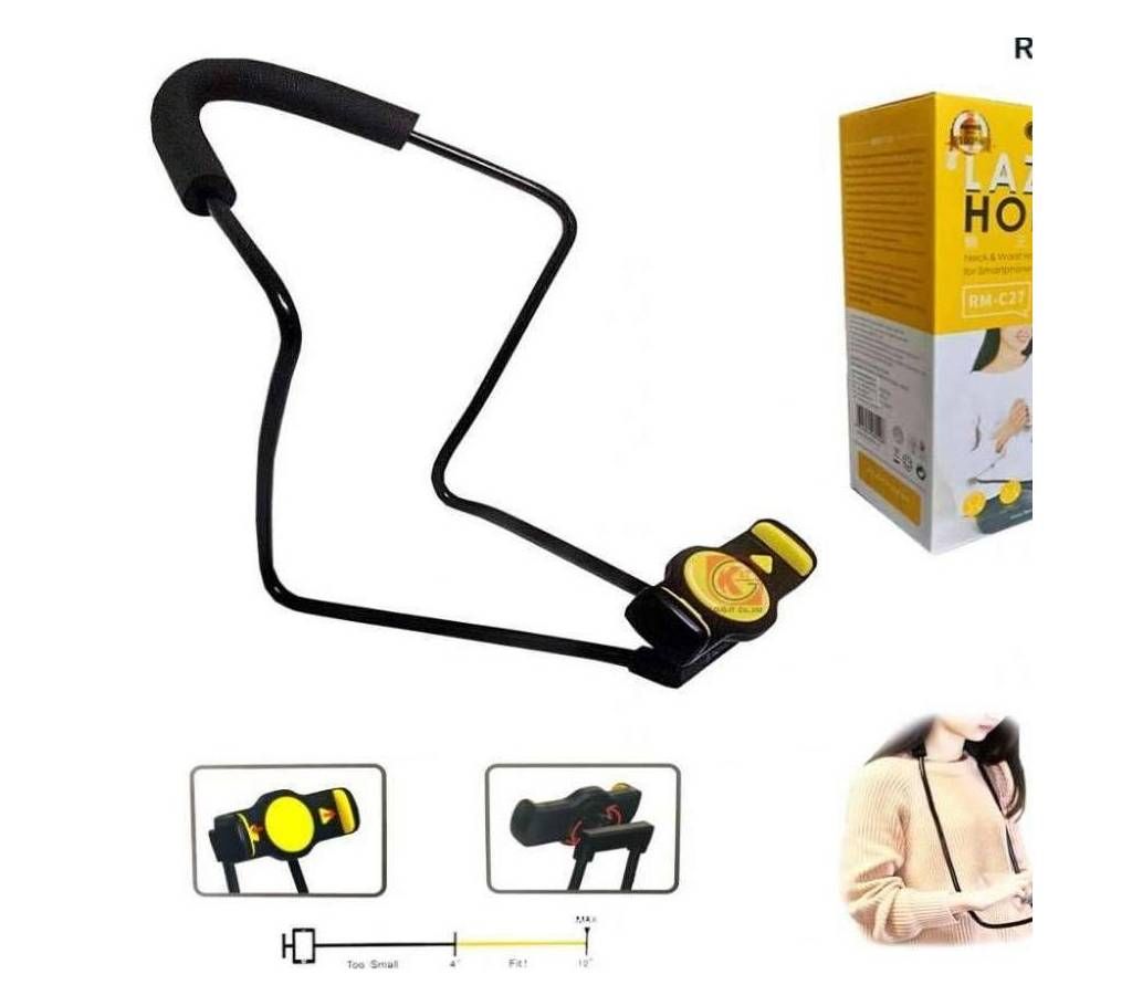 Laziest Holder for Mobile and Tab - Black