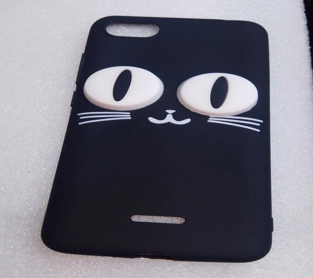 Black Cat Soft Silicone Cover for Xiaomi Redmi6A