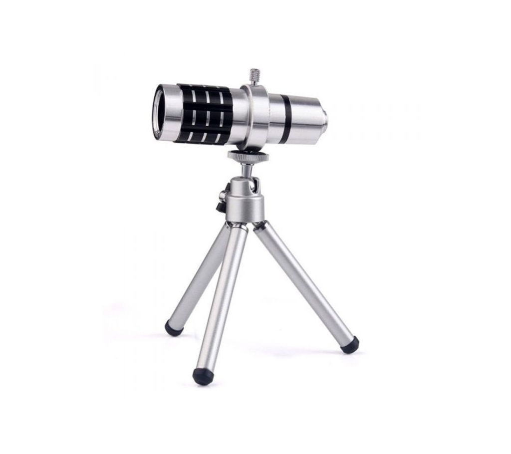 12X Metal Zoom + Blur Mobile Lens