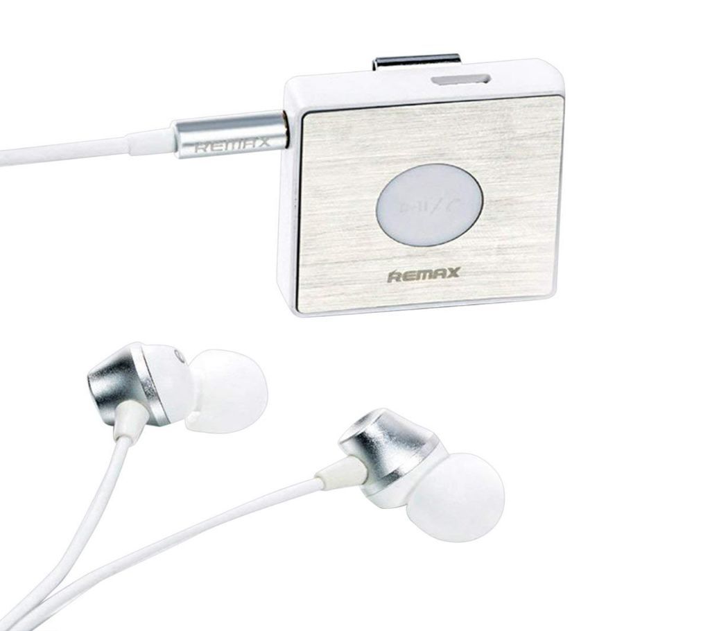 REMAX RB-S3 Sports Clip-On Bluetooth Earphone White