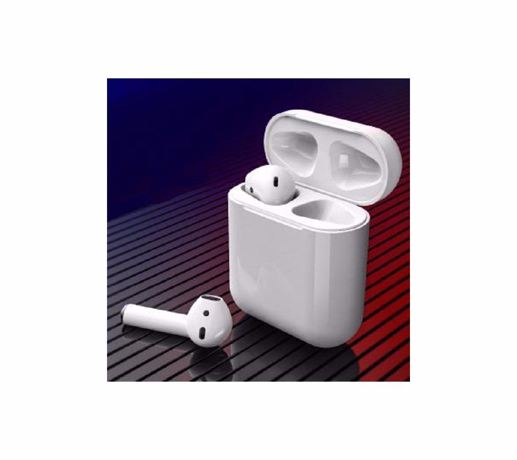 i12 TWS Bluetooth 5.0 Headphone Sports Sweatproof True Wireless Touch Earphones - White 1pc