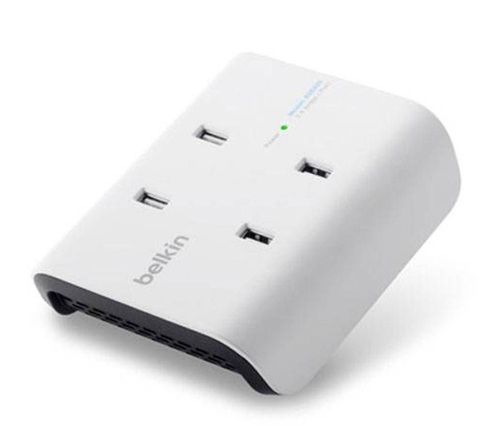 Belkin 2.4A Full Rate USB Charger- 4-Ports 
