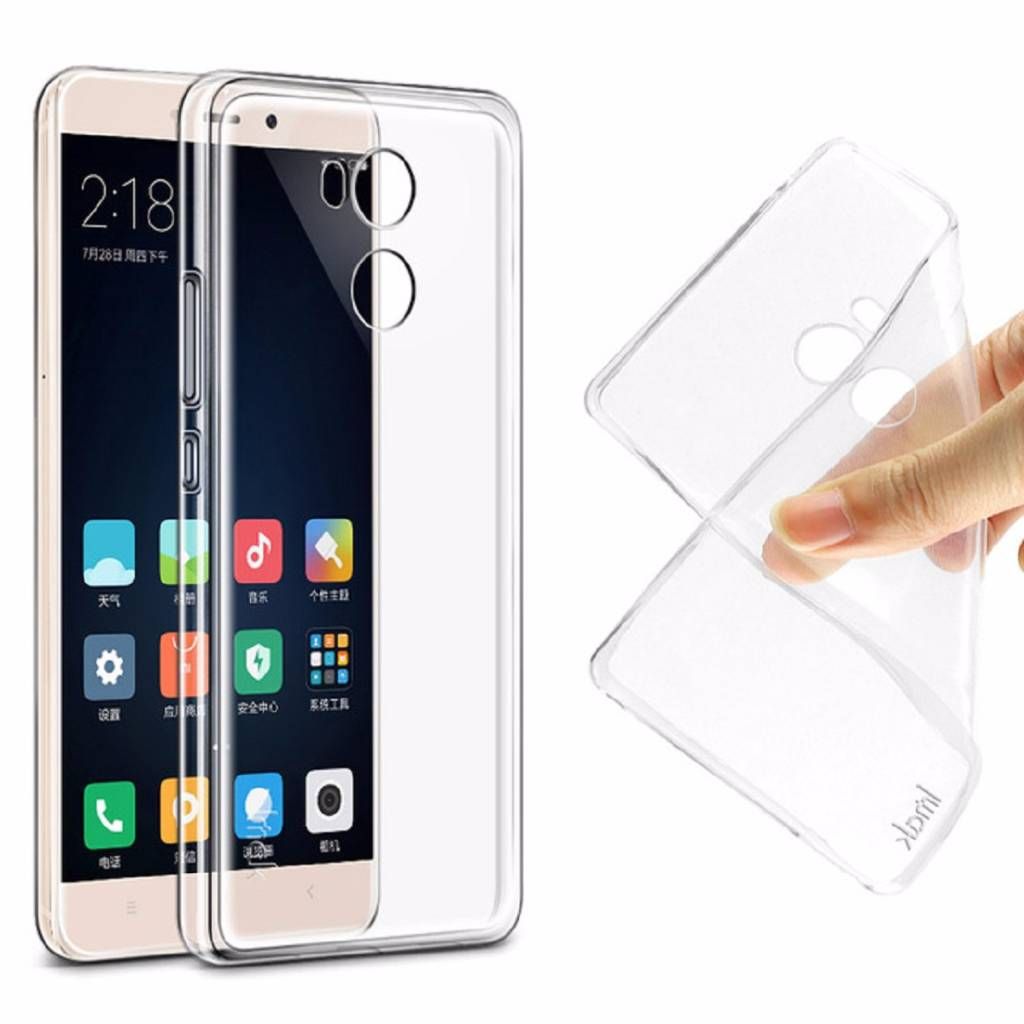 Clear TPU Soft Case For mi 4 prime- Transparent