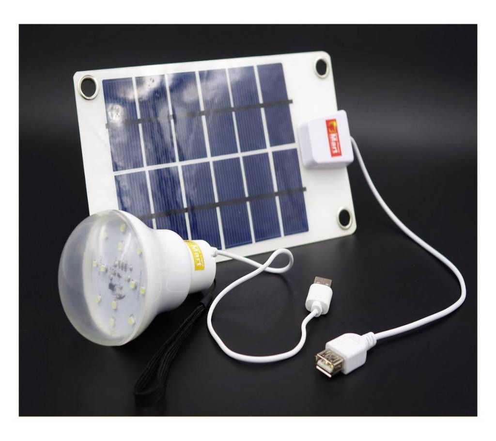 Solar panal charging Light & Mobile charger