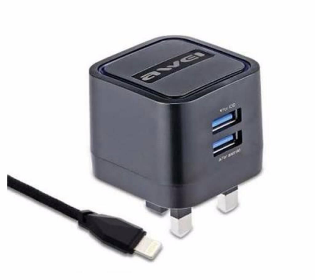 AWEI C 950 2USB 5V CHARGER FOR IPHONE