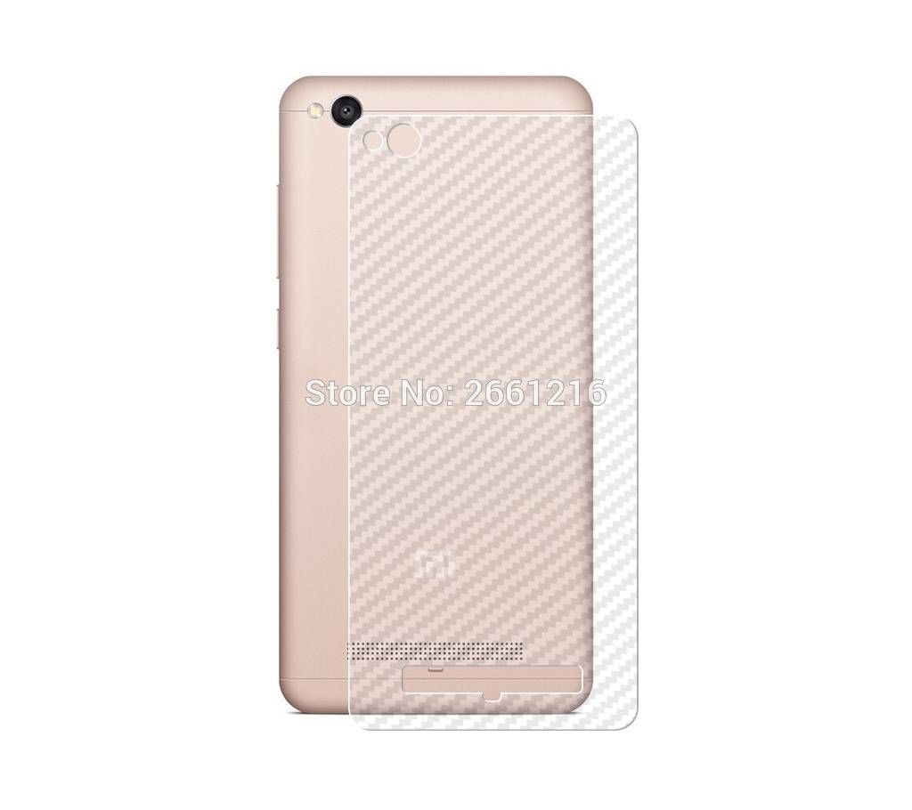 REDMI 4A 3D Non-Slip Clear Carbon Fiber Sticker