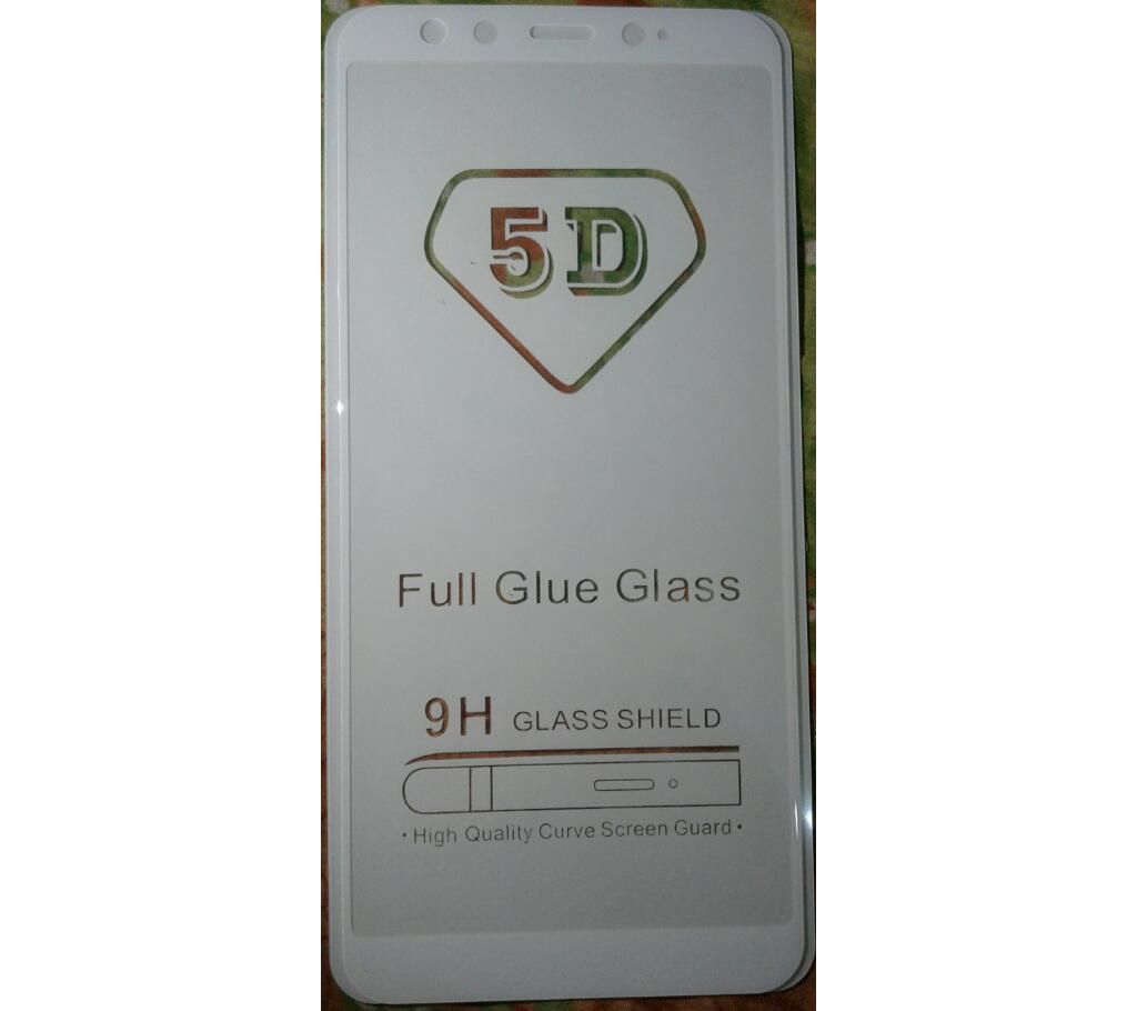 5D Curved Tempered Glass For Xiaomi A2 white