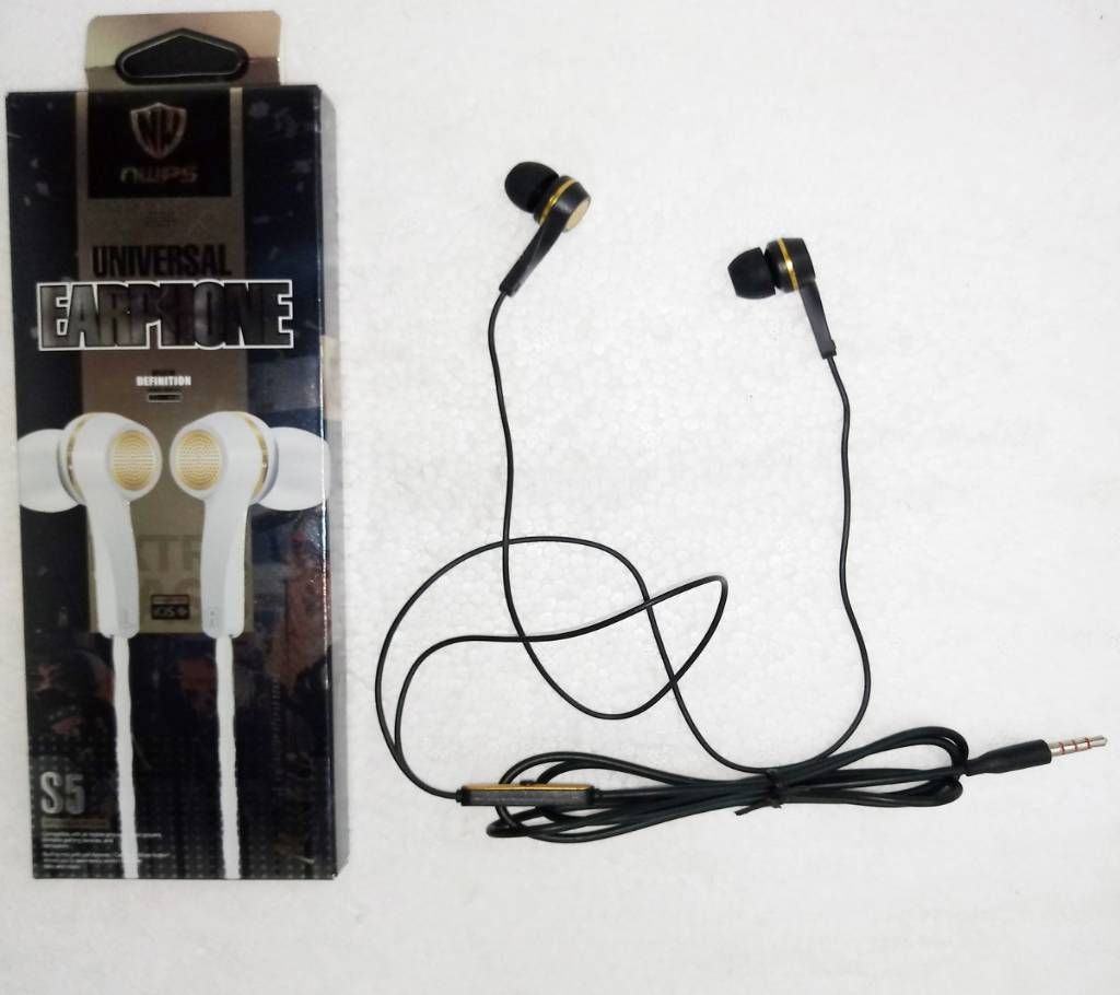 In-ear Headphones S5 for all Phones
