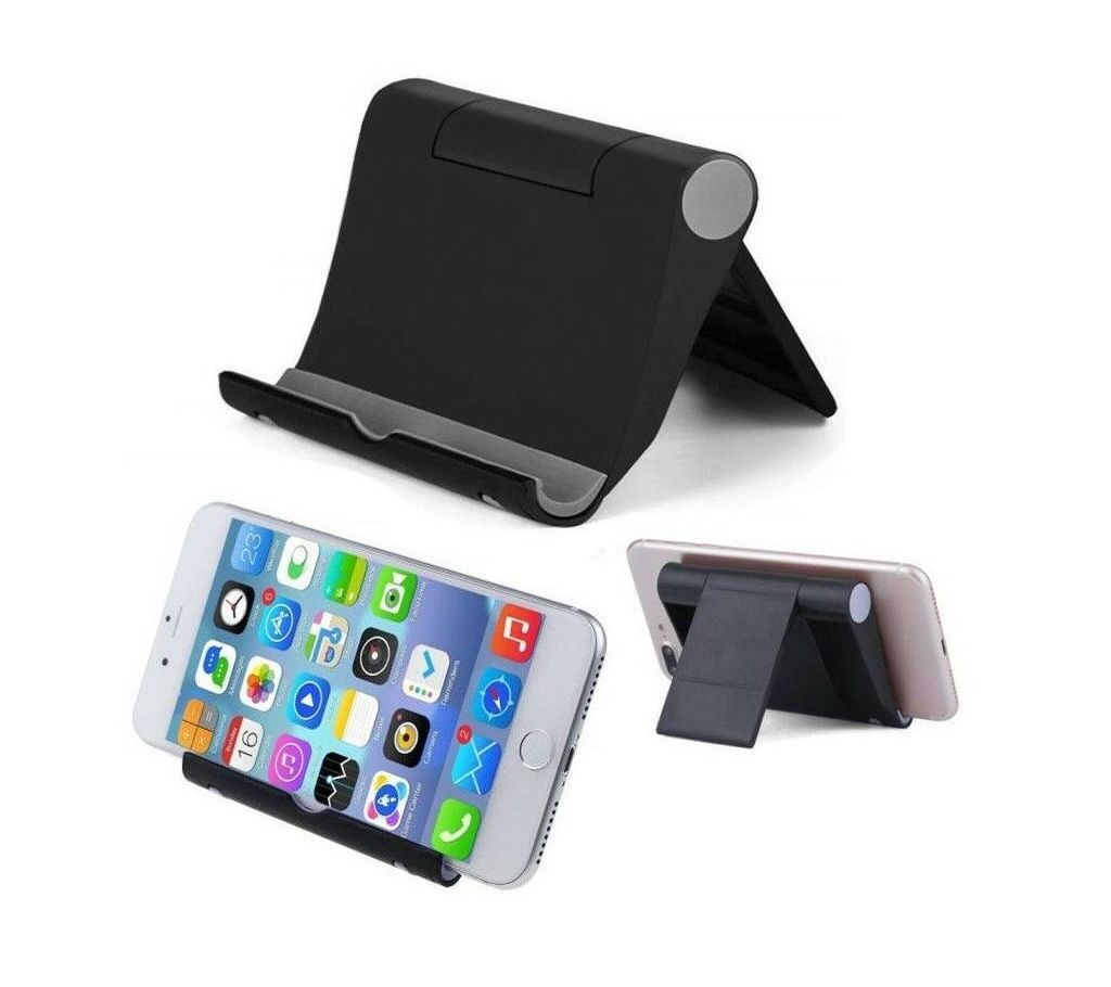 Universal Multi-angle Adjustable Desk Tablet Mobile Phone Stand Holder - White