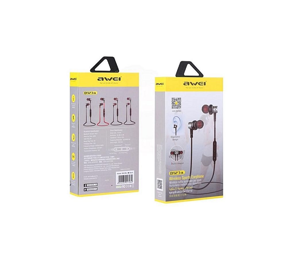Awei B923 bl Magnet Bluetooth Earphone