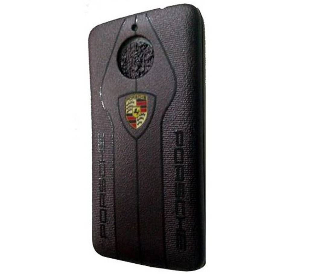 Motorola E4 Plus Back Cover Soft Tpu Porsche Logo Printed