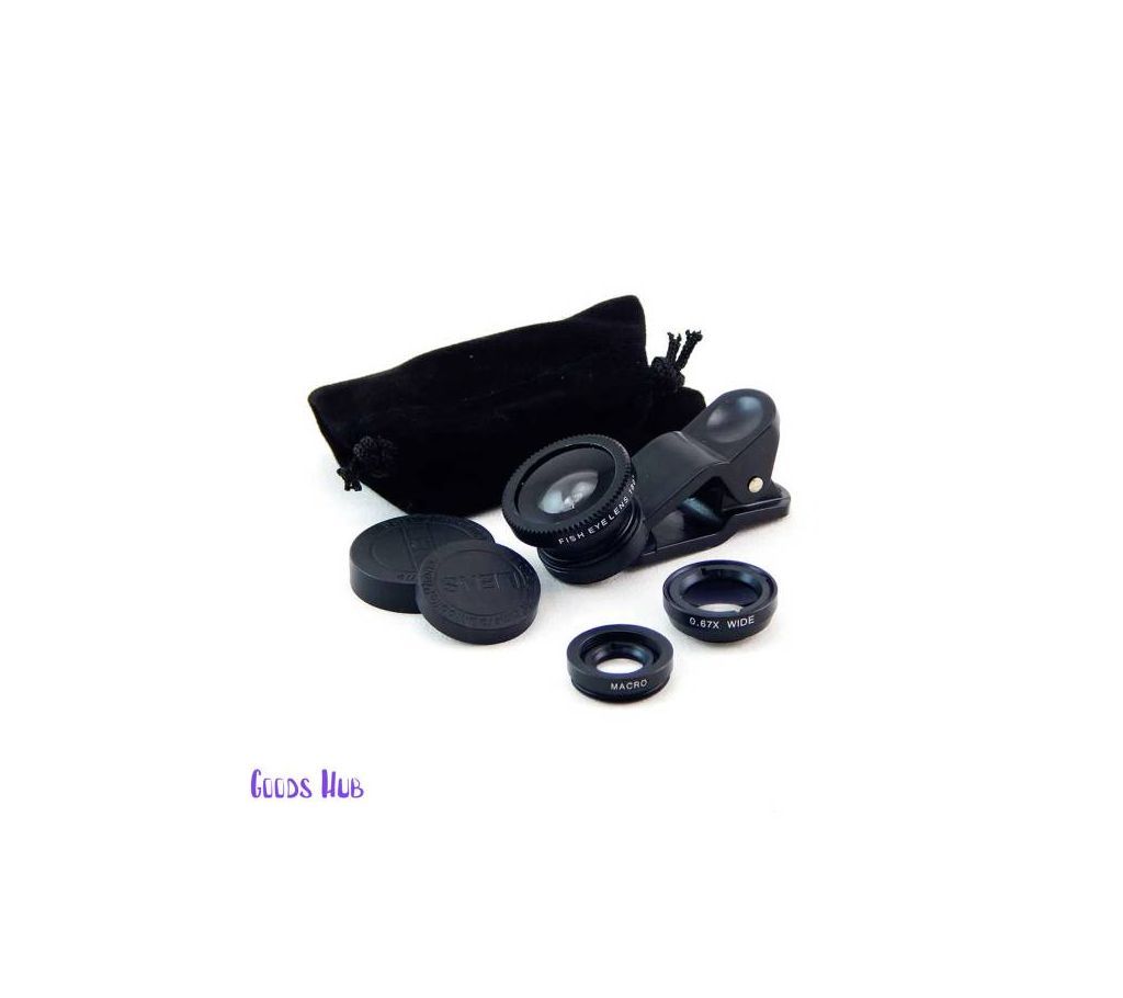Camera Lens Kit - Black