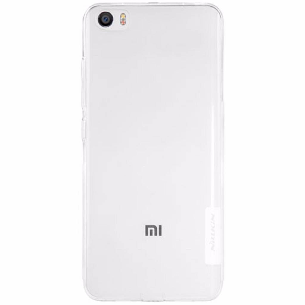 Clear TPU Soft Case For mi 5- Transparent