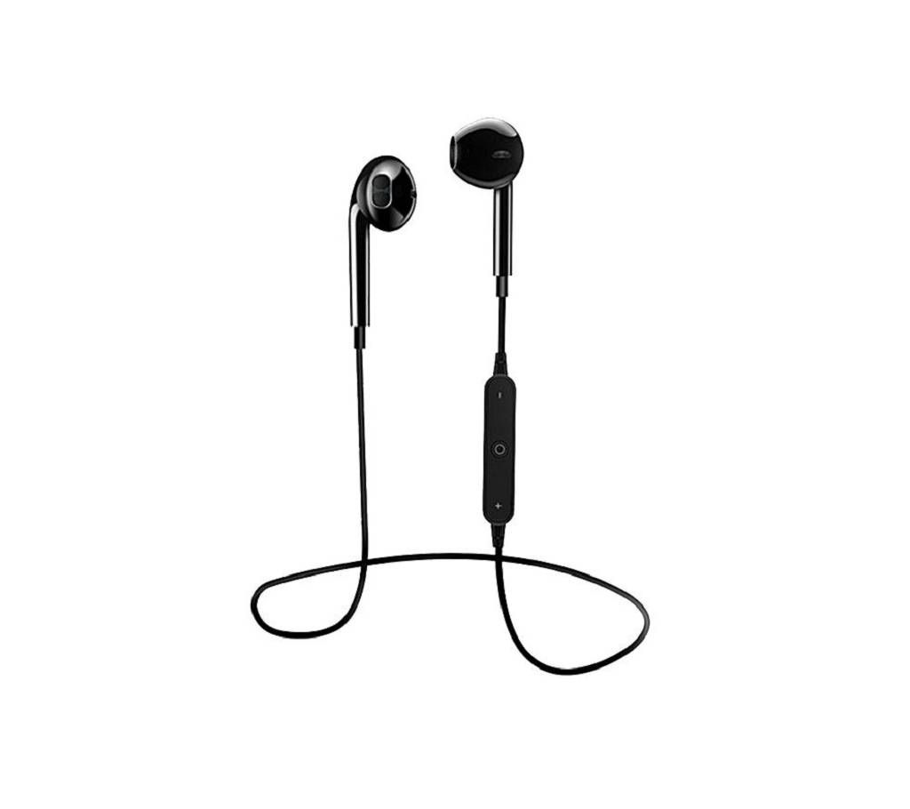S6 Wireless Bluetooth Sports Stereo Headset - Black