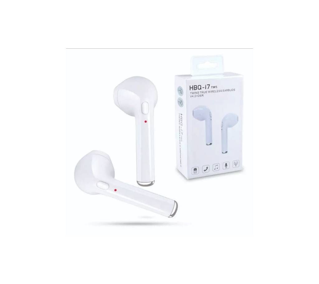 i7 TWS Twins Wireless Earbuds Bluetooth V4.2 Stereo Headset Earphone 2 Pcs