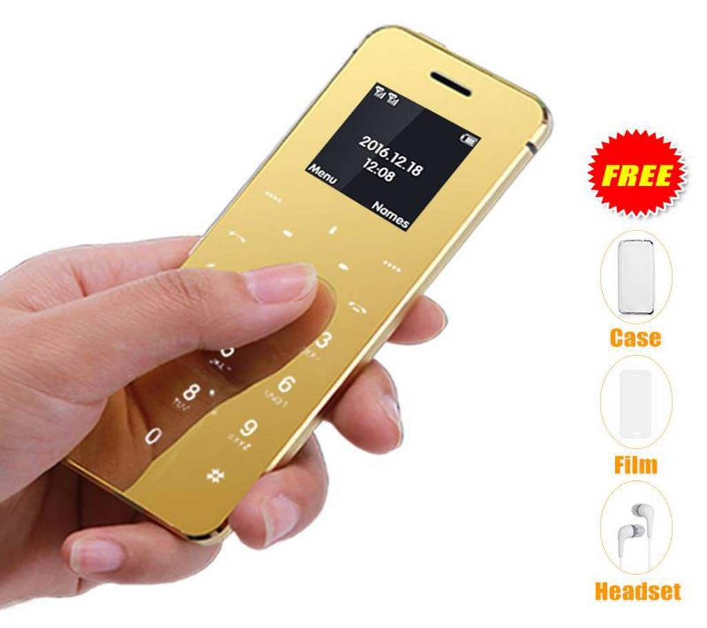 Ulcool V36 Ultrathin Credit Card Cellphone Metal Body