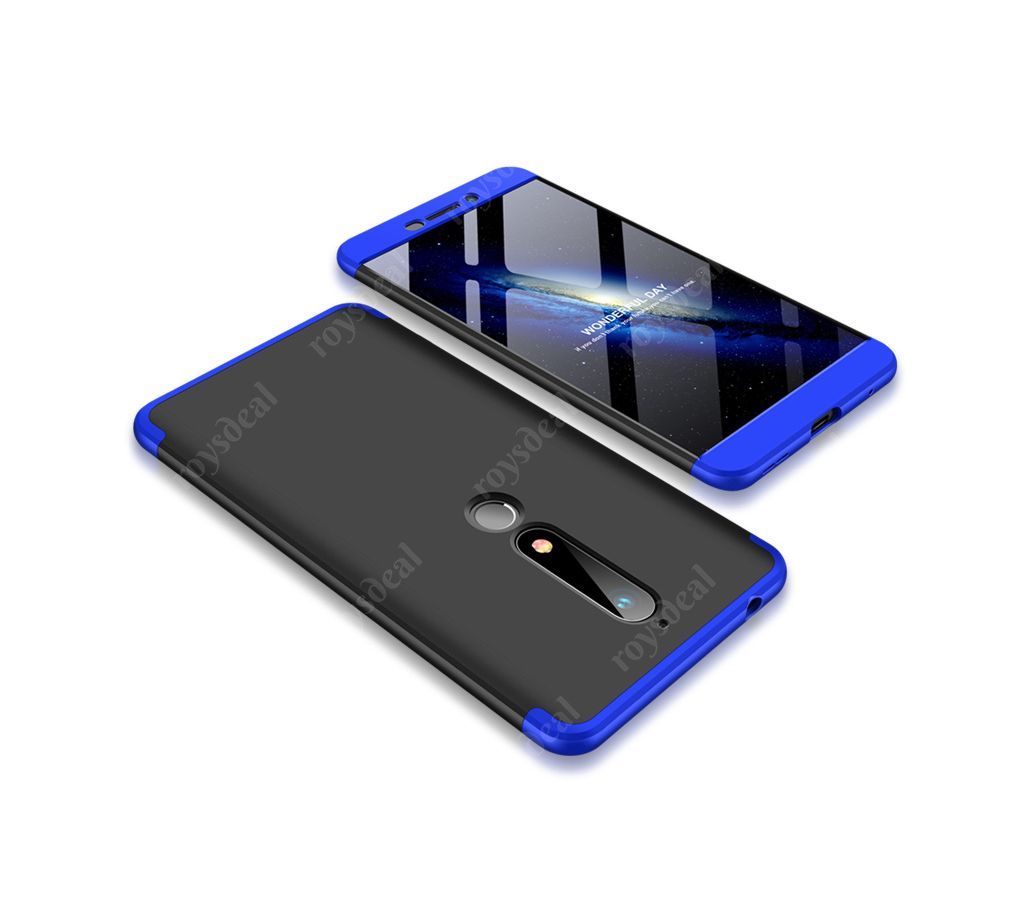 GKK 3 in 1 Full 360 Degree Cover for nokia 6.1