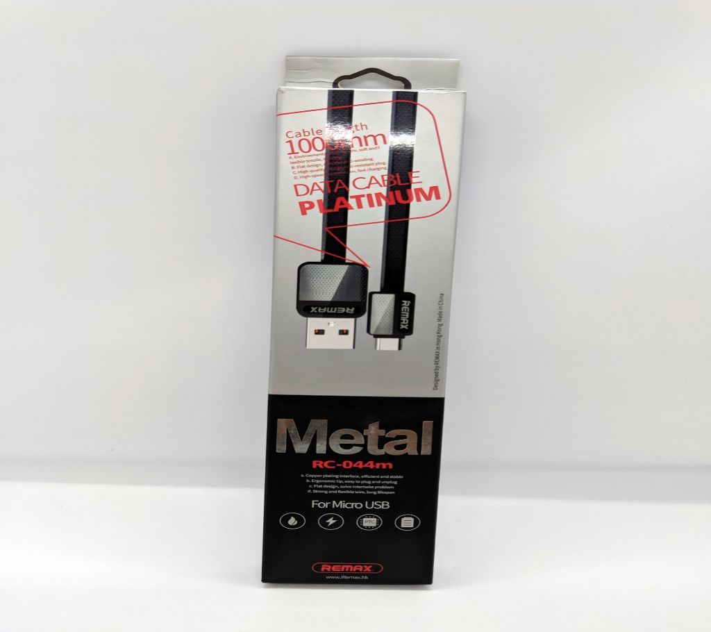 Remax RC-044a Metal Micro USB Data Cable