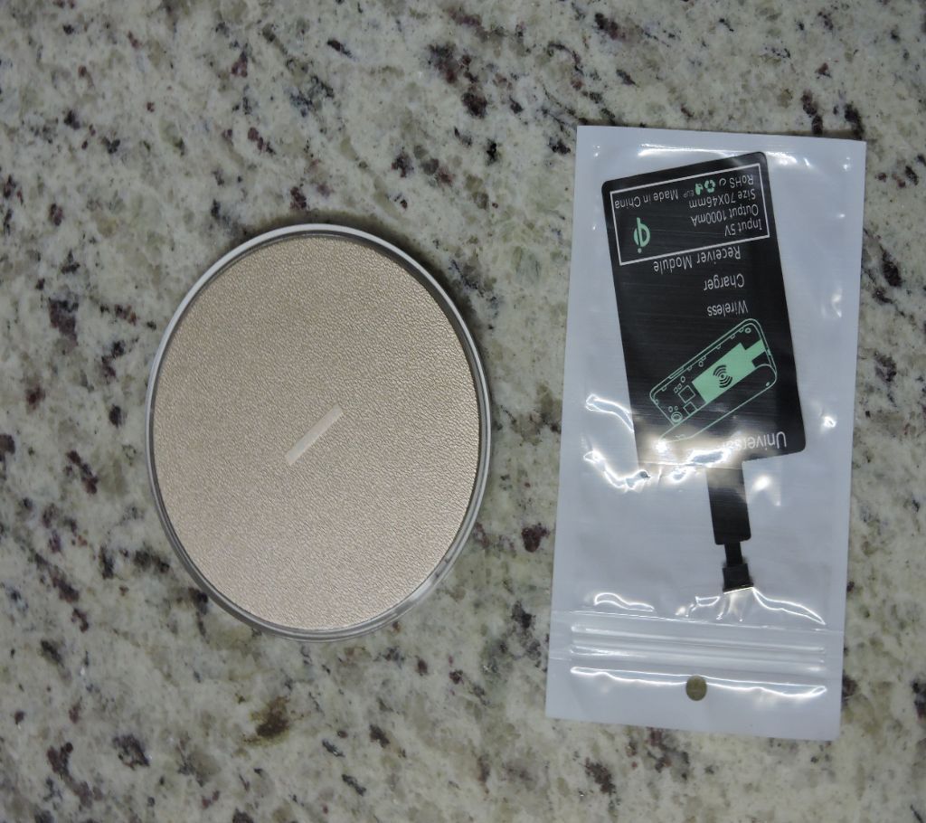 Wireless Fast Charging Pad With Receiver 1-golden 