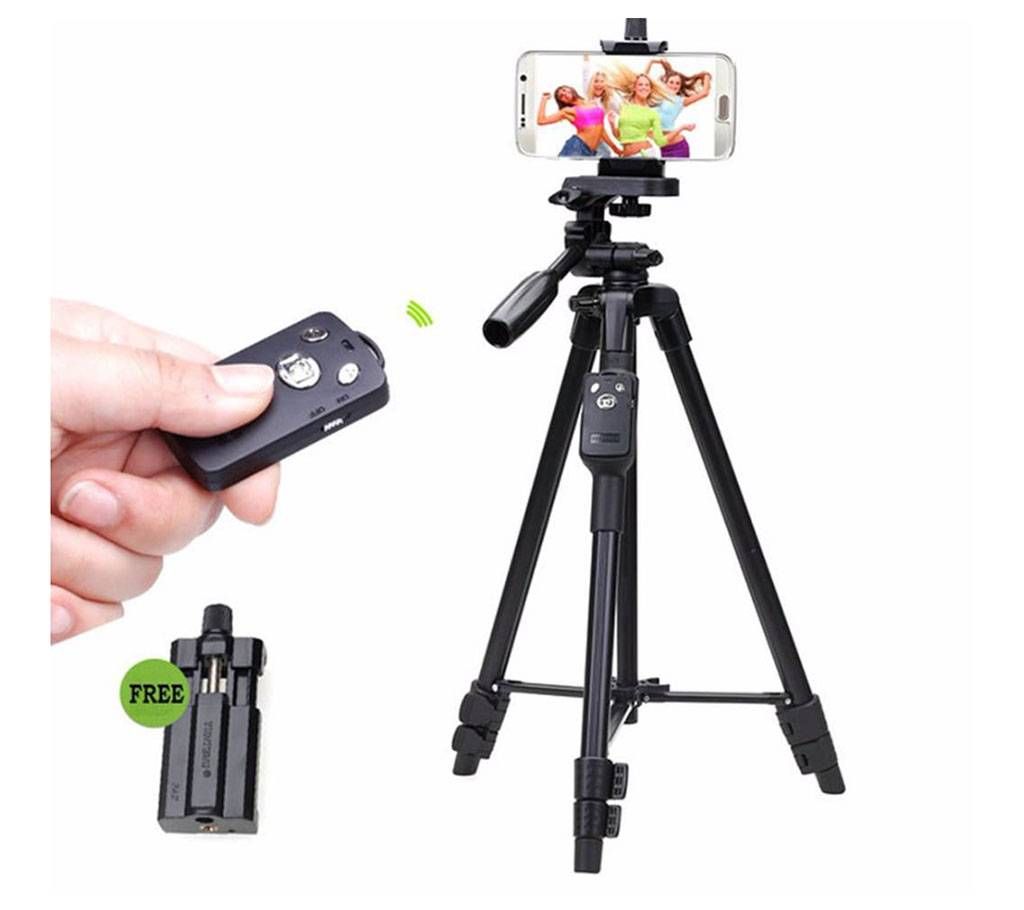 Yunteng Vct-5208 Bluetooth Tripod Stand+Remote 