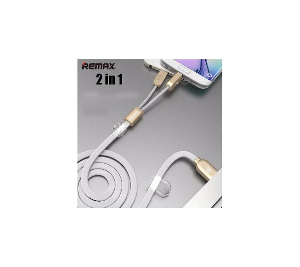 Remax 2 in 1 USB Data Cable For iphone 6 &