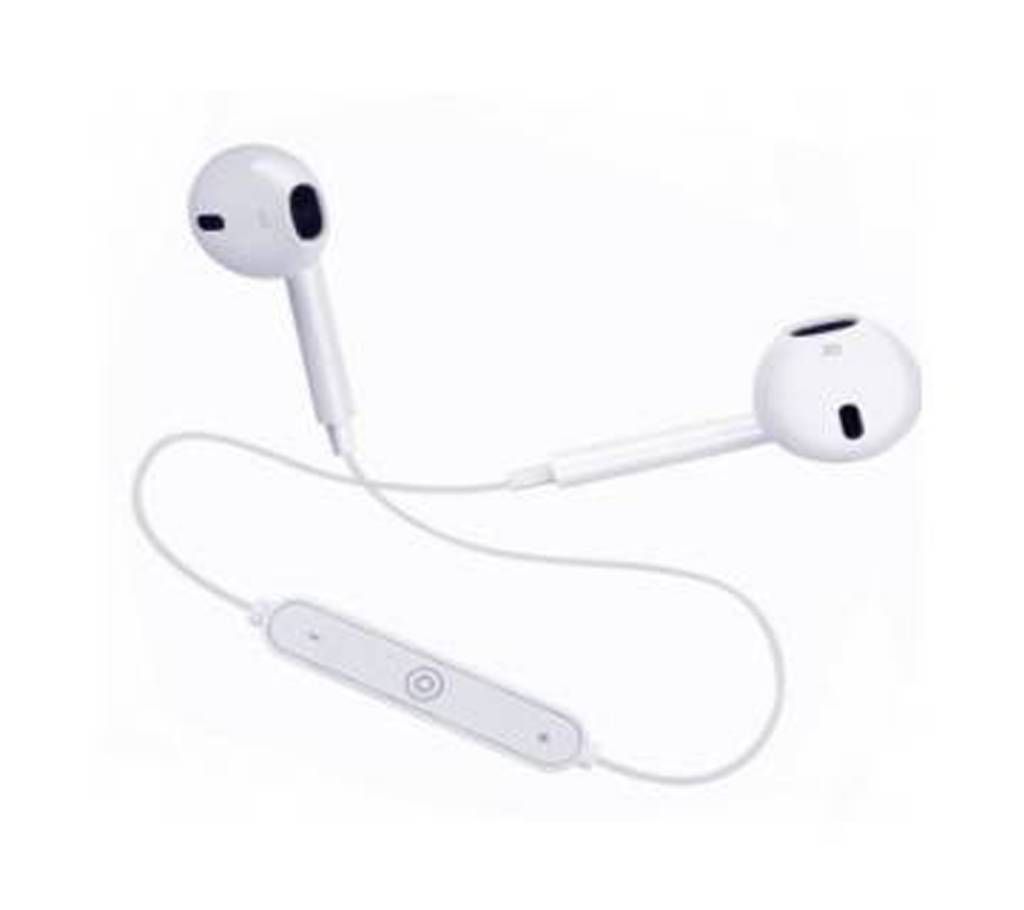 S6 WIRELESS BLUETOOTH EAR PHONE-WHITE(COPY)