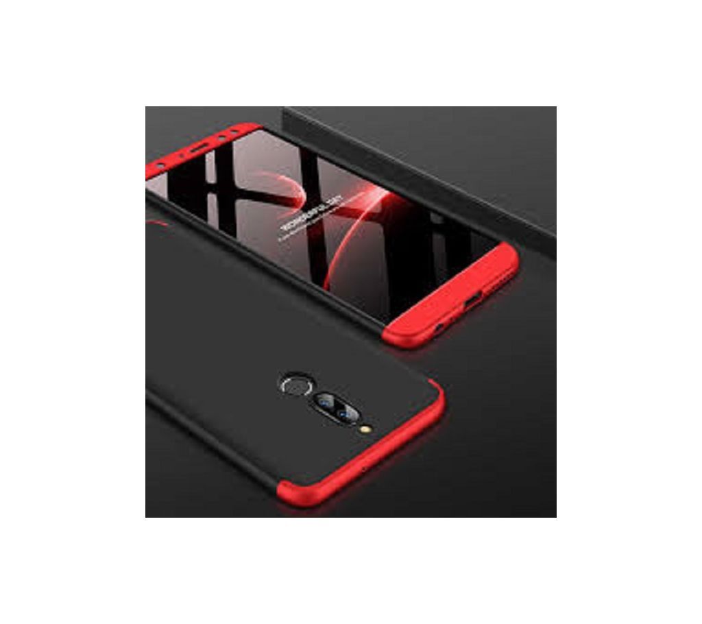360 Degree GKK Phone Back Cover for Huawei Nova 2 Lite  - Black & Red