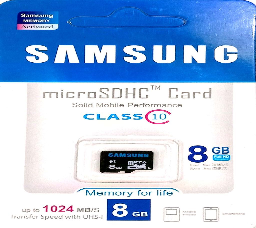Samsung 8 GB memory Card