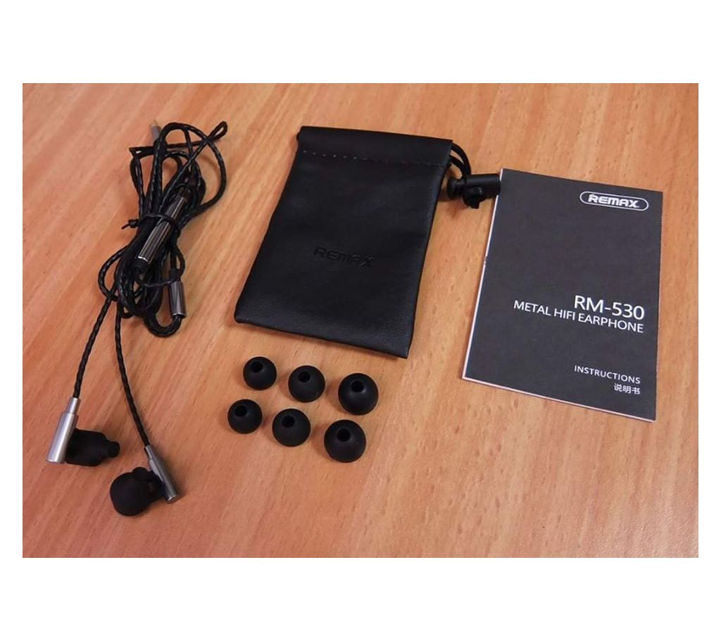 REMAX RM-530  HIFI  wired earphone