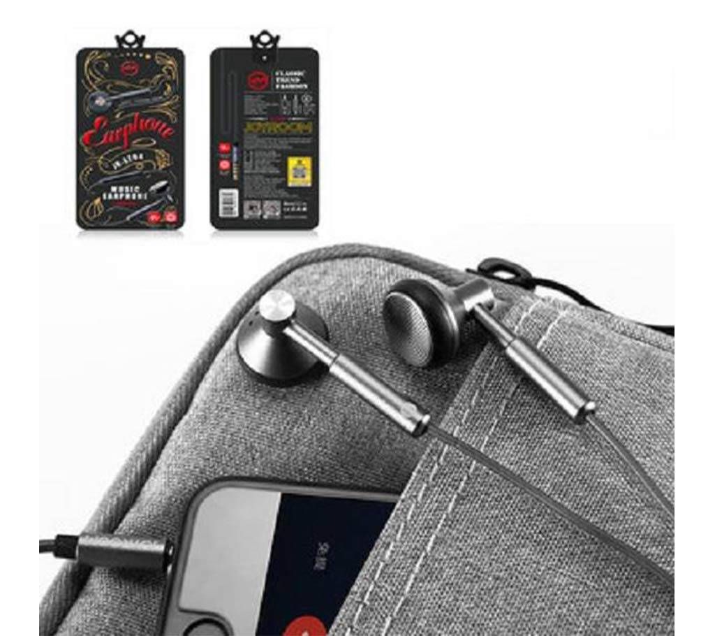 JOYROOM E204 Metal Stereo Noise Cancelling Wired Earphone