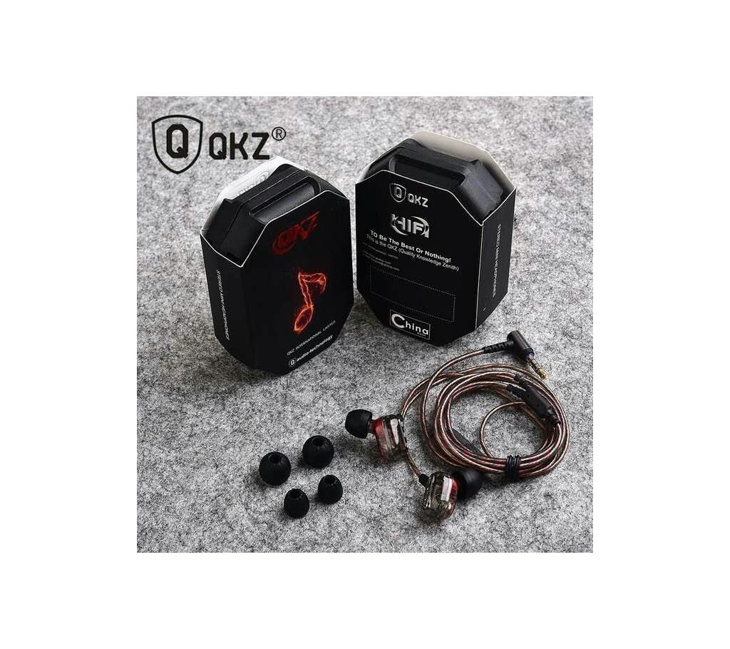 QKZ KD8 Double Unit Drive In Ear Earphone Bass Subwoofer Earphone