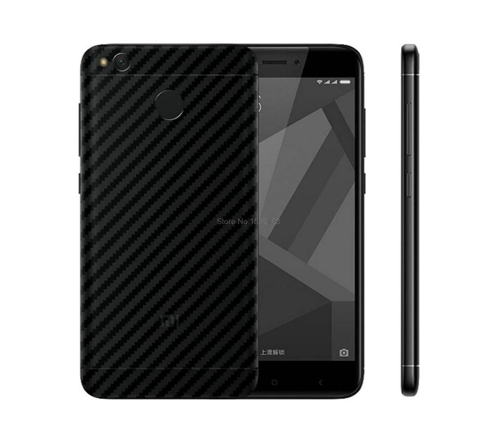 REDMI 4X 3D Non-Slip Clear Carbon Fiber Sticker