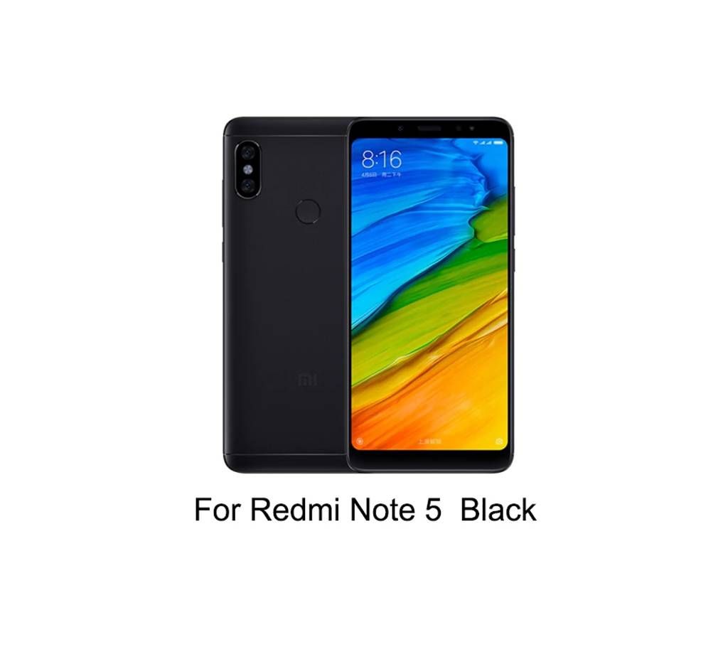 6D Tempered Glass Protector For Xiaomi Note 5 Pro Black