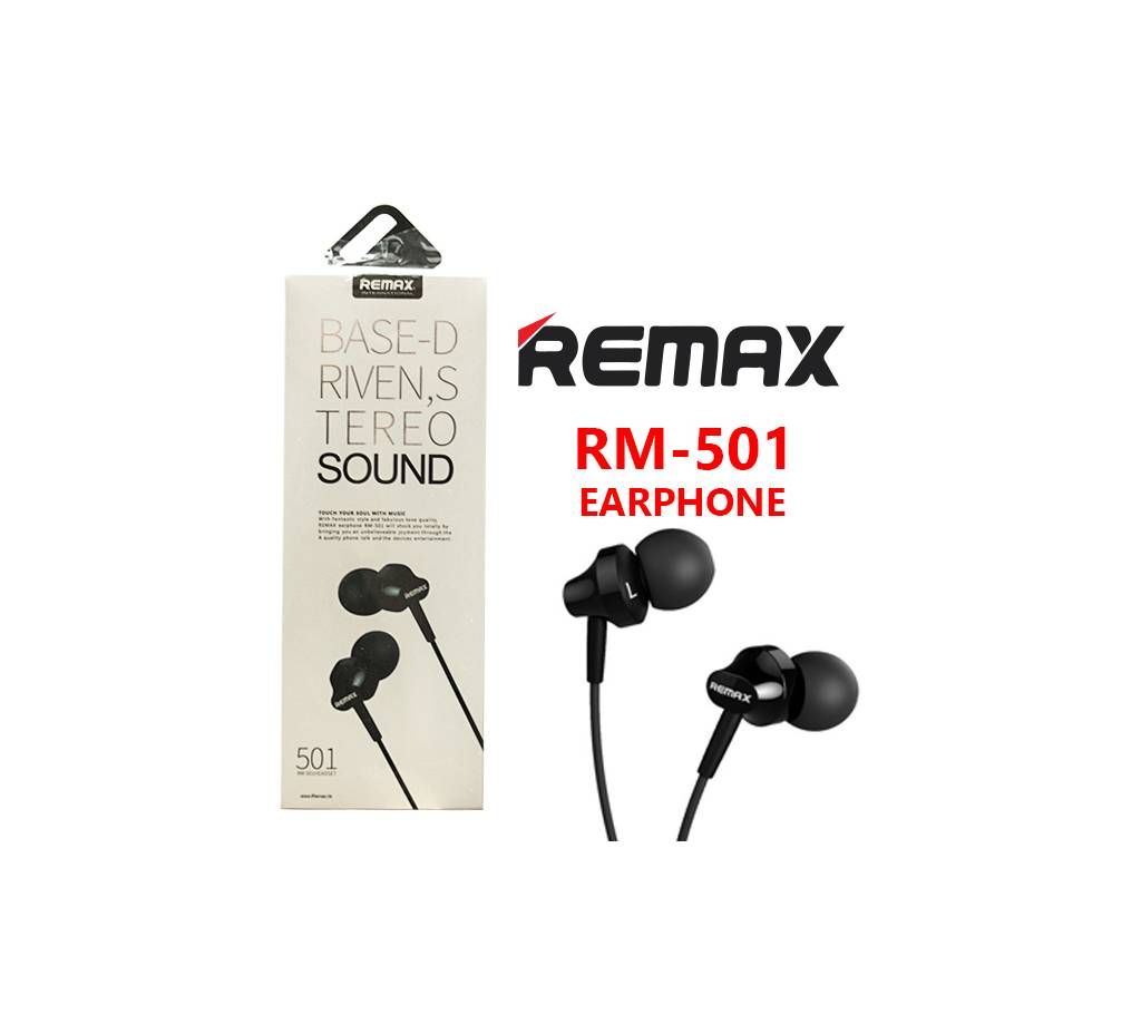 REMAX RM 501Ear Headphone With Mic