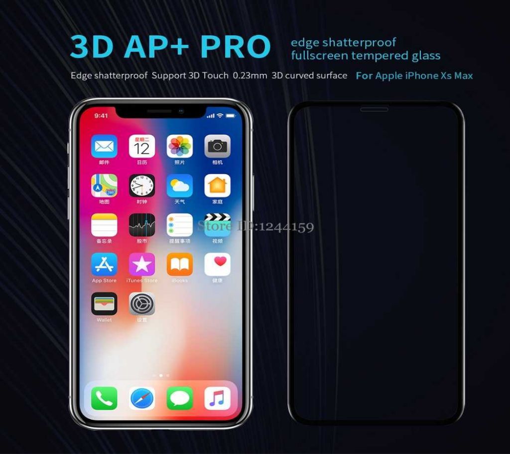 Nillkin Amazing AP+PRO tempered glass screen protector for Apple iPhone XS Max