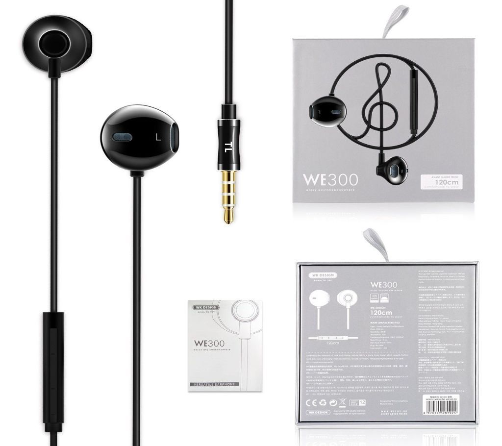WK WE300 120CM WIRED EARPHONE