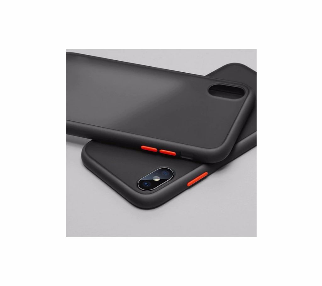  Shockproof Armor Transparant Matte Phone Case for iPhone  X  / XS