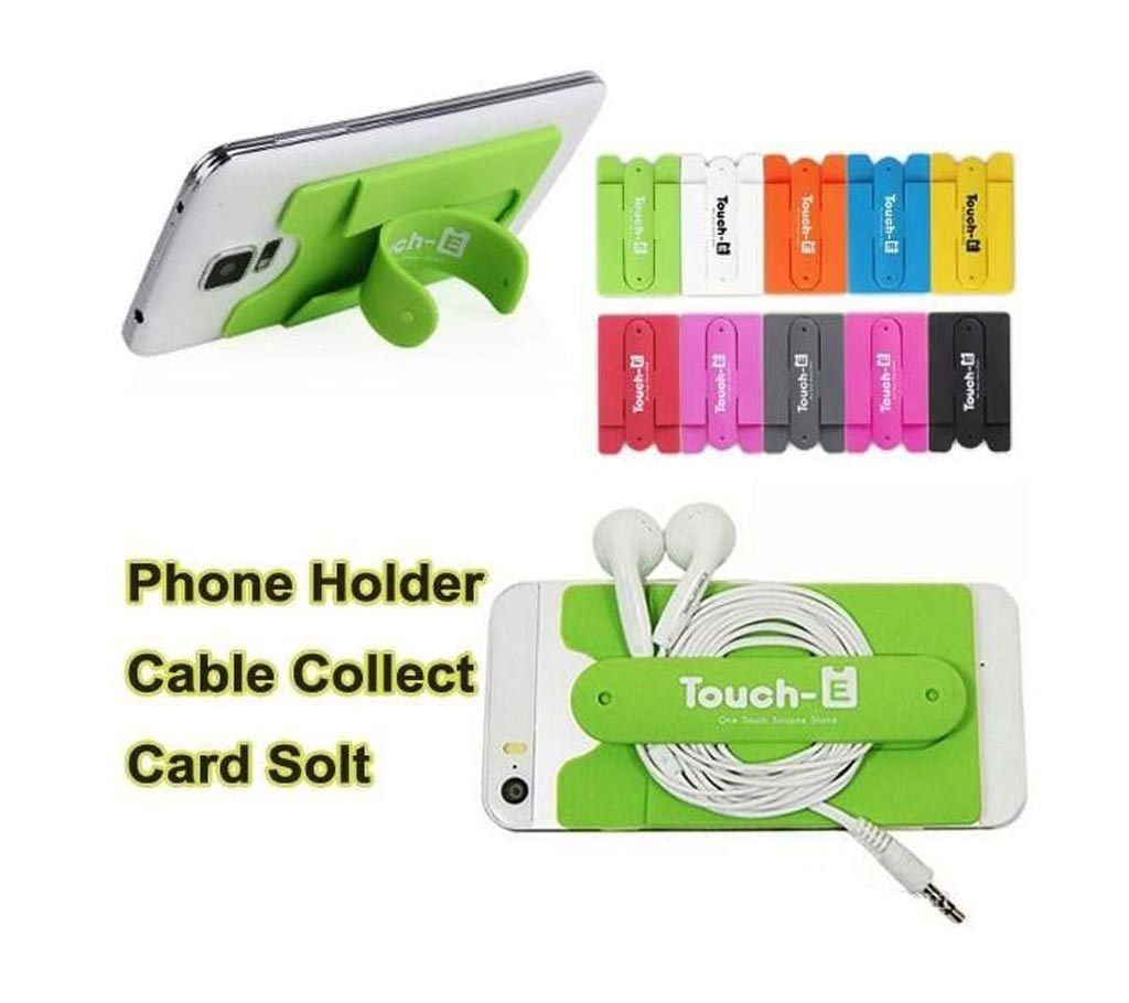 3in1 ONE TOUCH SILICON MOBILE STAND