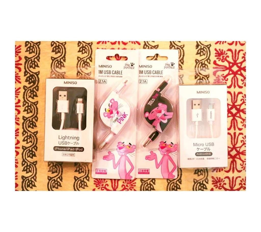 Miniso USB Cable for Android - (Japan)