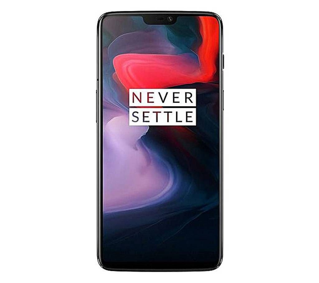 OnePlus 6 Smartphone - 8GB RAM - 64GB ROM - 16MP Camera - Mirror Black with Free Bluetooth Headphone