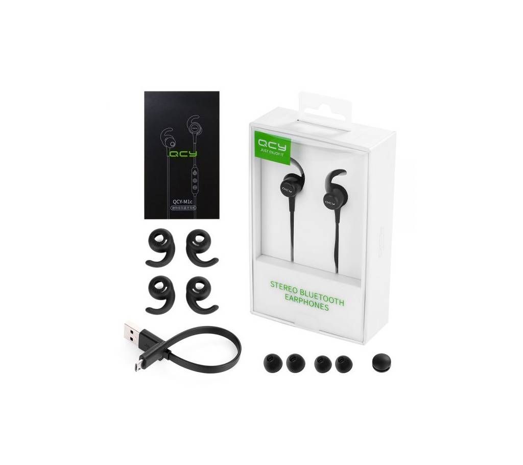 QCY M1C Bluetooth Earphones Magnetic Buds